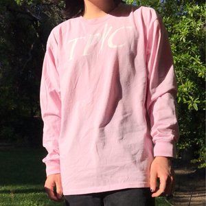 Vintage Jerzees Floral Pink Club Long Sleeve Shirt